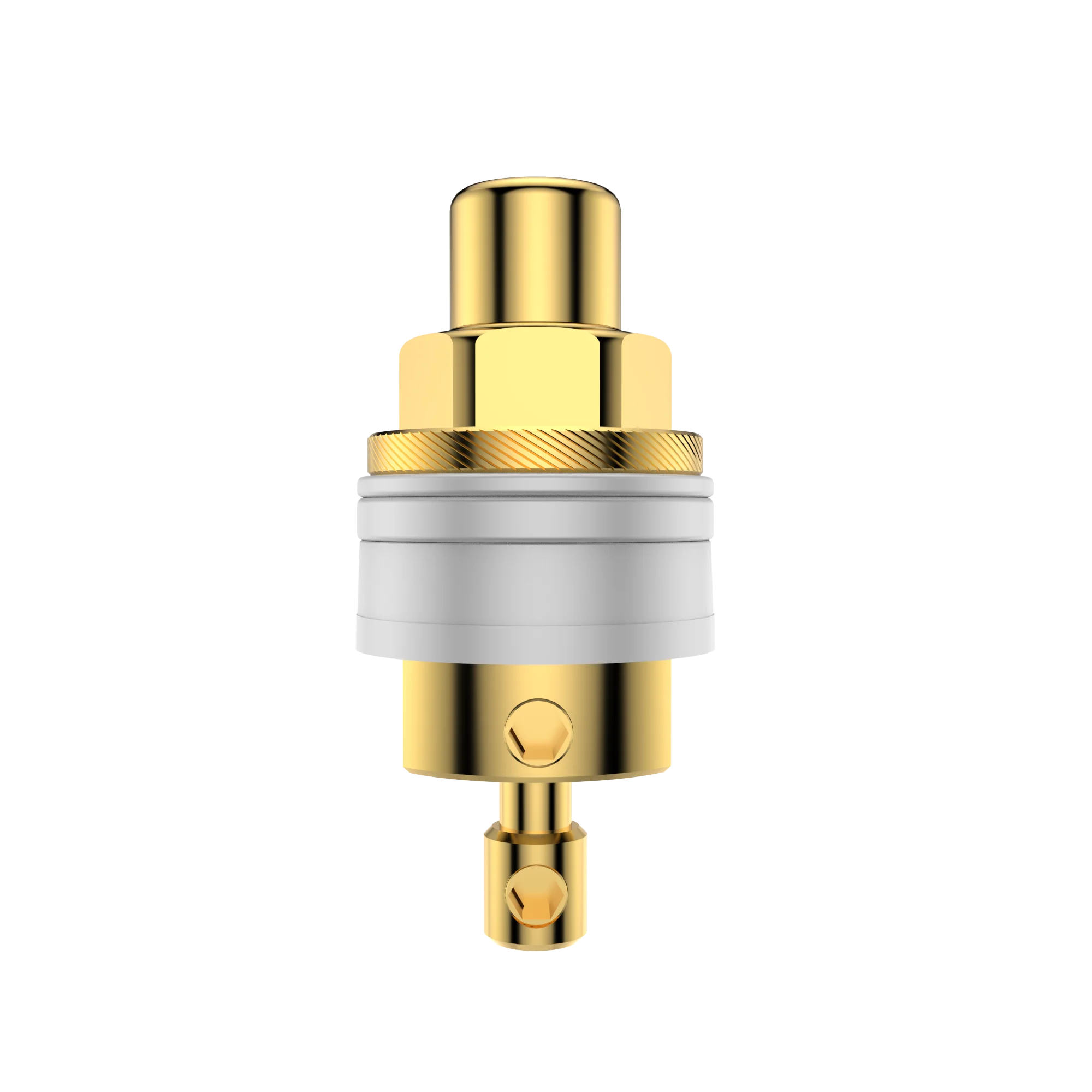 Viborg Pure Copper Female RCA Jack Connector Terminal 24K Gold Rhodium Plated Hifi Audio Video Signal Input Output Socket PTFE