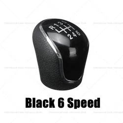 6 Speed Gear Shift Knob Car Auto Manual Shifter Lever Stick Head Handball For Hyundai IX35 2012-2016