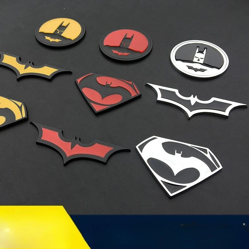 الوحش المملكة باتمان المعادن التسمية الإبداعية عالية القيمة بارد أنيمي فيلم الطرفية سيارة شخصية للماء الجسم ملصق هدية