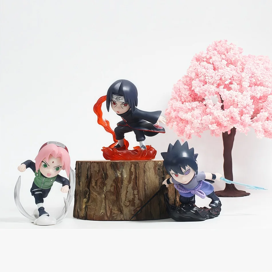 Anime Naruto Blind Box Modellfigur 1-12 Stück NARUTO Ninkai Taisen Serie Figur PVC Desktop Sammlerstück Spielzeugpuppe Geburtstagsgeschenk – Detail 5
