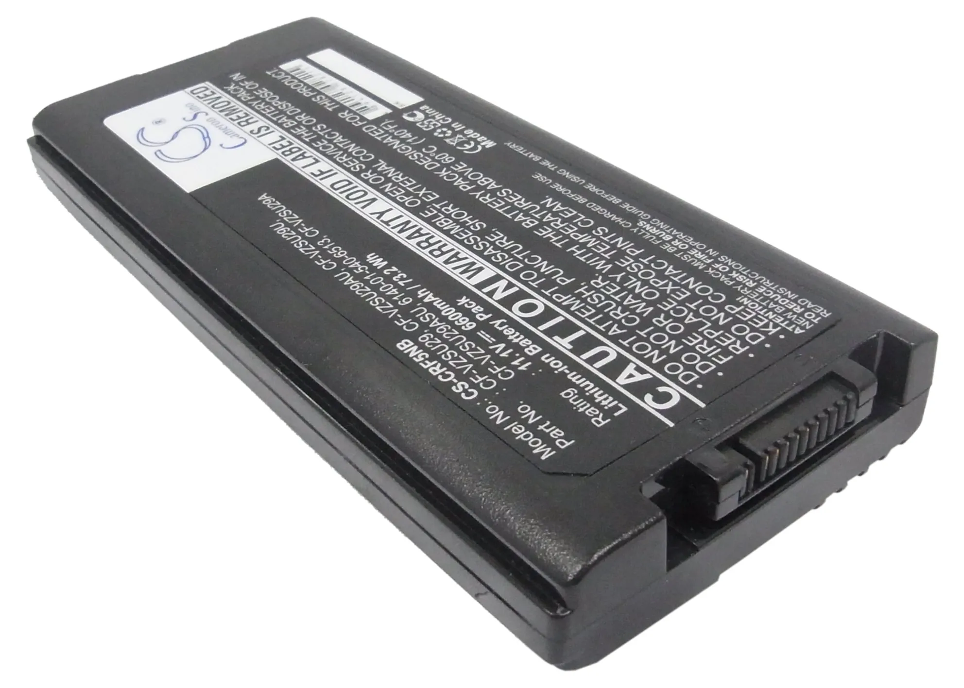 CS 6600mAh battery for Panasonic ToughBook CF29,CF-29,CF-29A,CF-29E,CF-29JC1AXS,CF-29JC9AXS,CF-29LW1AXS,CF51