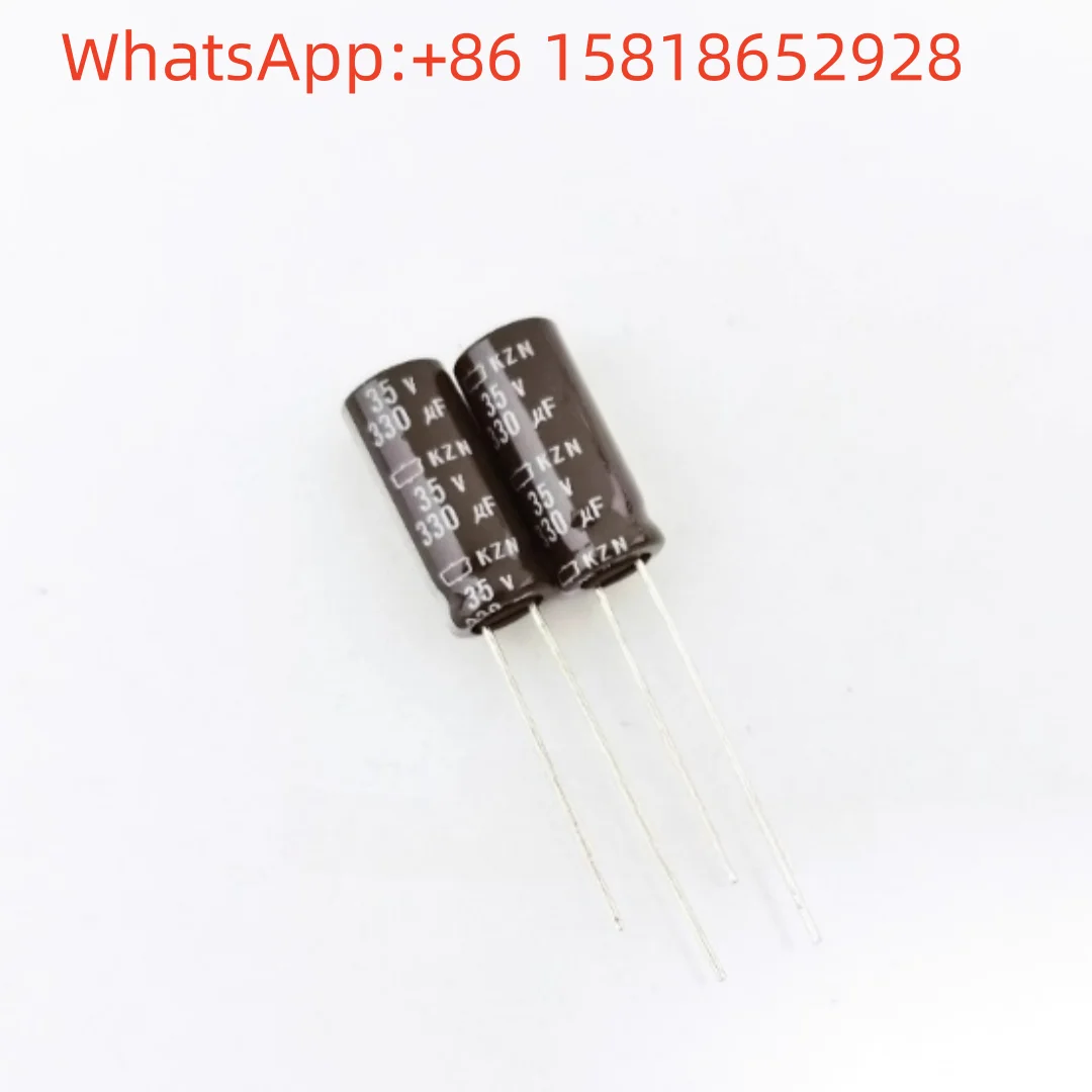 10pcs 35V330UF 8X20 Black Diamond KZN High Frequency Low ESR Original NCC Electrolytic Capacitor 330UF 35V