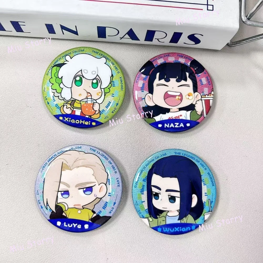 

The Legend of Luoxiaohei Anime Badge Set XiaoHei Cute Pin Collectible Brooch Fan Accessories Gift for Bag Clothes Decoration