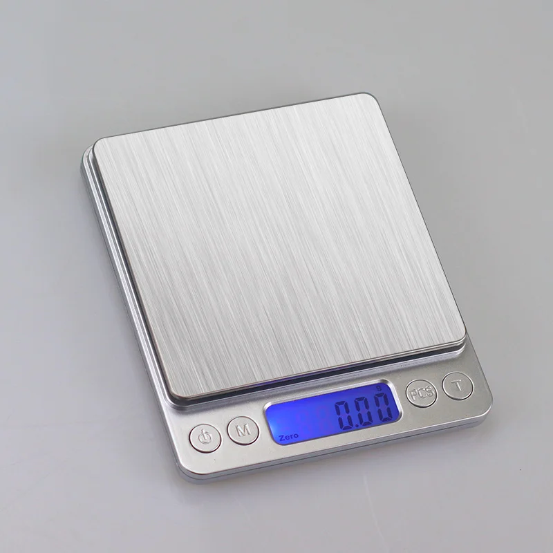 AccuWeight Digital Kitchen Scale Stainless Steel Food Scale with LCD Display for Precise Weighing of Cooking Ingredients Diet gallery 4