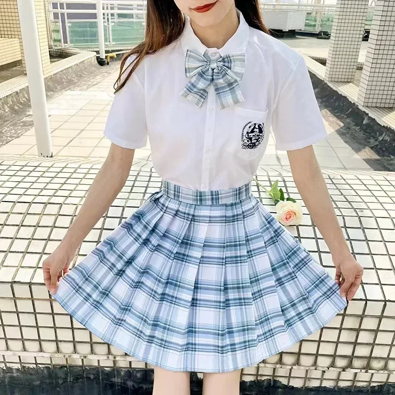 

Plaid Women Pleated Skirt Bow Knot Summer High Waist Preppy Girls Dance Mini Skirt Cute A Line Harajuku Sexy Japan Faldas