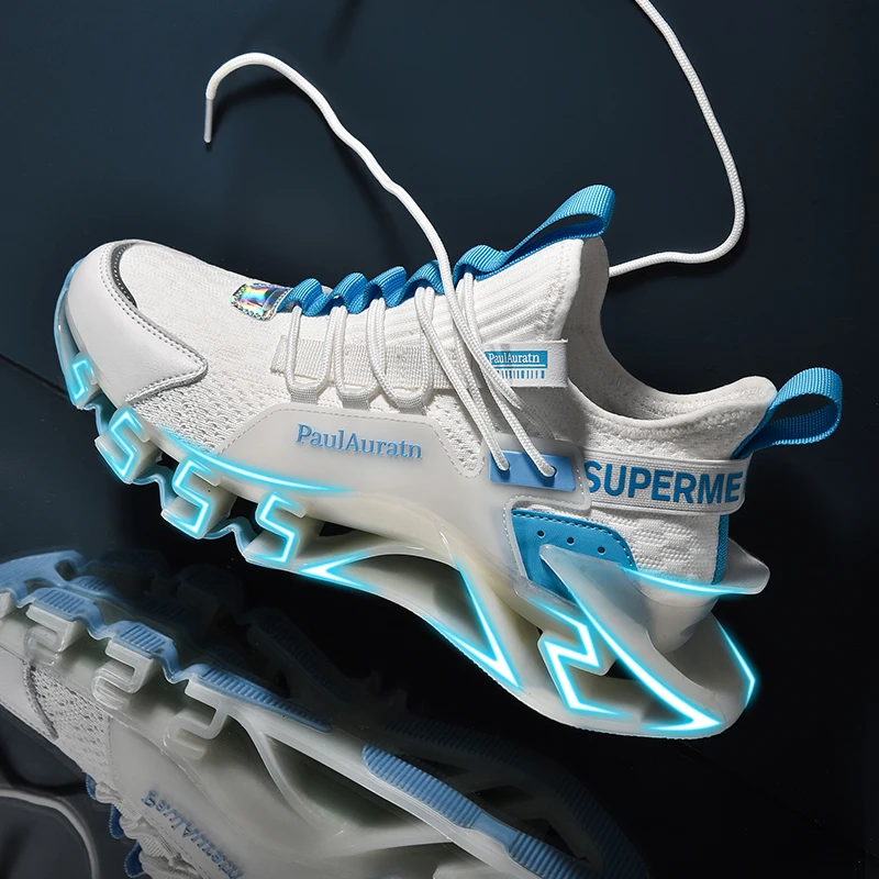 

Men's Fashion Sneakers Breathable Comfortable Lightweight Walking Shoes Casual Sports Running Tennis Gym Training Shoes for Men