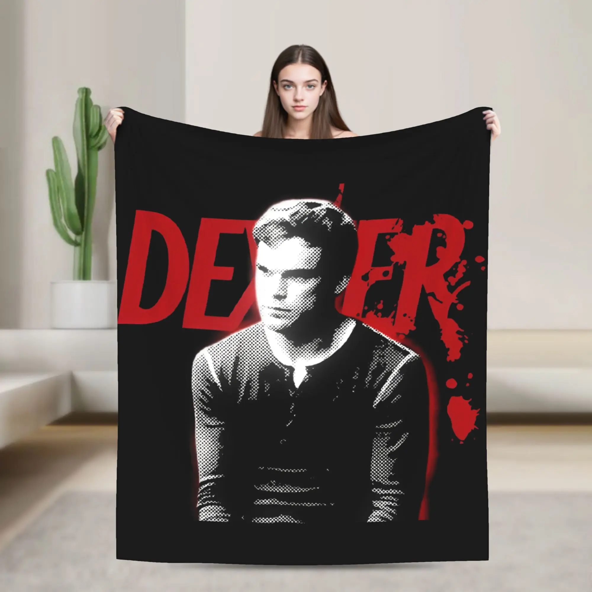 Dexter Morgan Tv Show Blankets  Fuzzy Throw Blanket Summer Air Conditioning Portable Soft Warm Bedspreads,