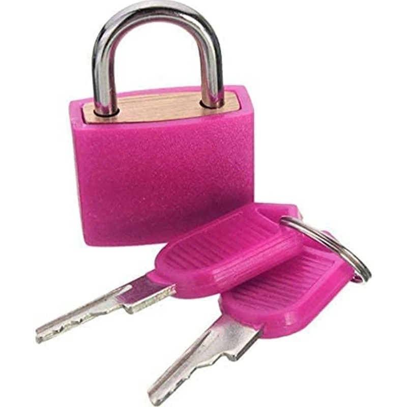 16 Pcs Suitcase Lock With Keys Small Locks Colored Padlock Luggage Lock Backpack Lock, Filing Cabinets For Laptop Bag