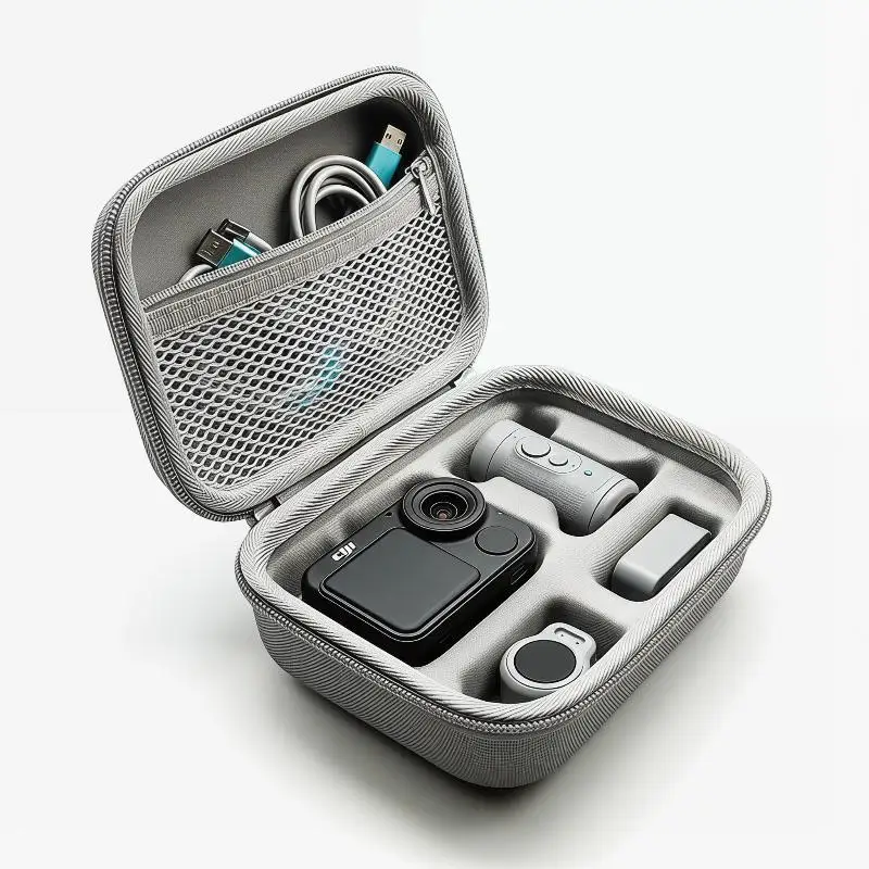 Carrying Case Travel Bag for OSMO NANO Camera PU Storage Bag Handbag Box for Standard Bundle Accessories