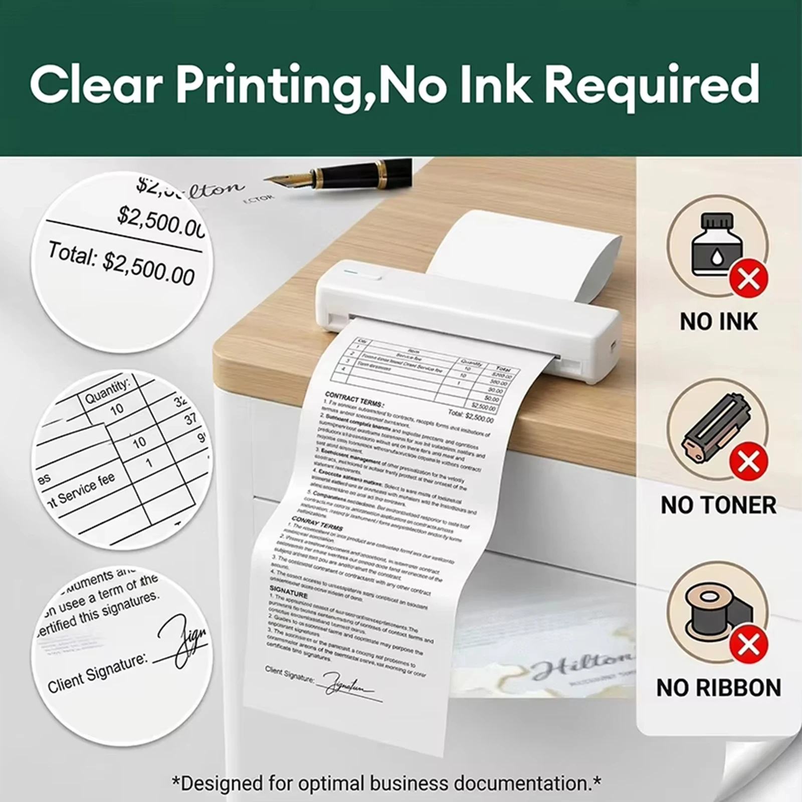 Papier thermique A4, 210 x 30 - Photo Printer avis et prix