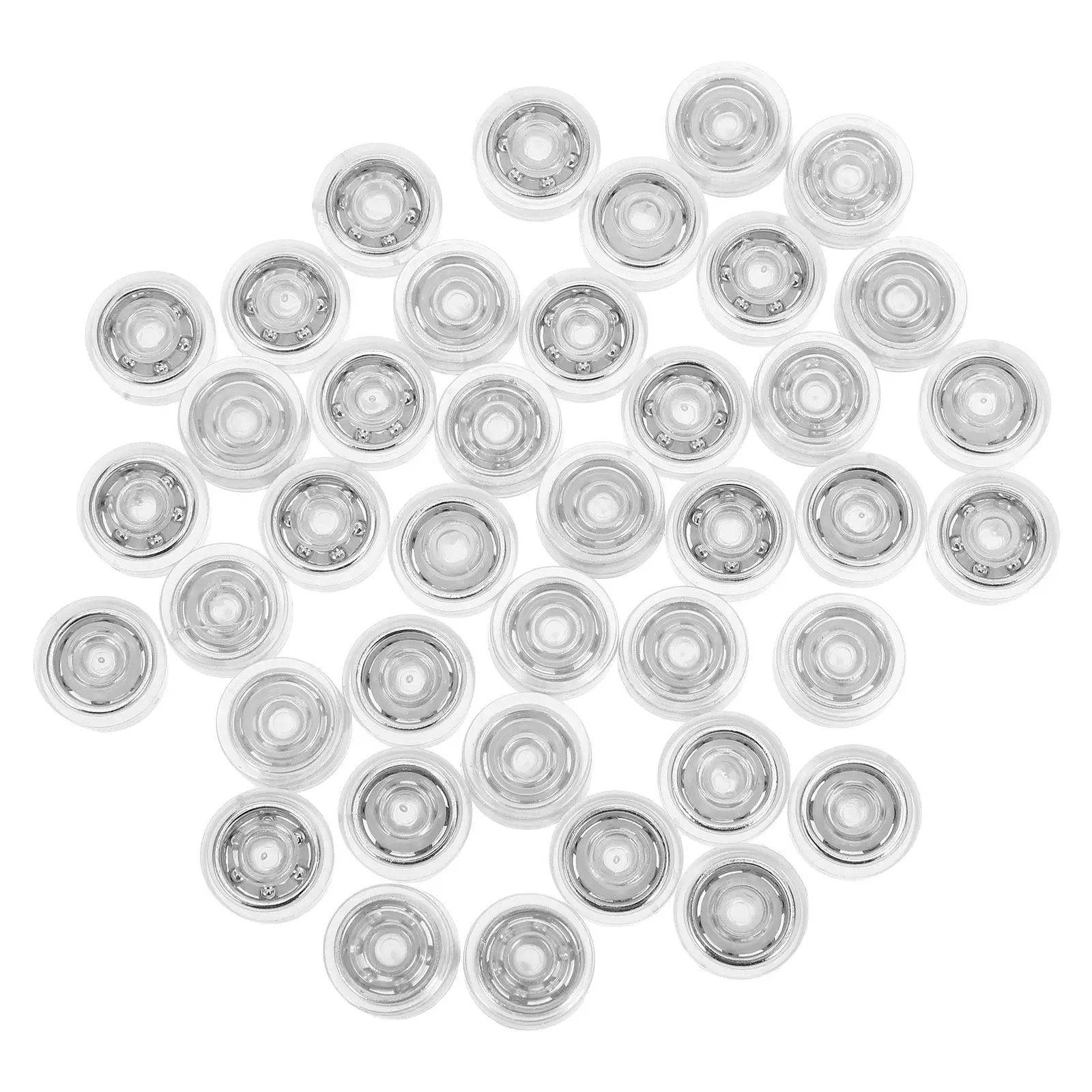 40Pcs Windmill Craft Bearings DIY Craft Swivel Base Mini Rotatable Ball Bearings for Jewelry Making Hair Clips Handmade Art