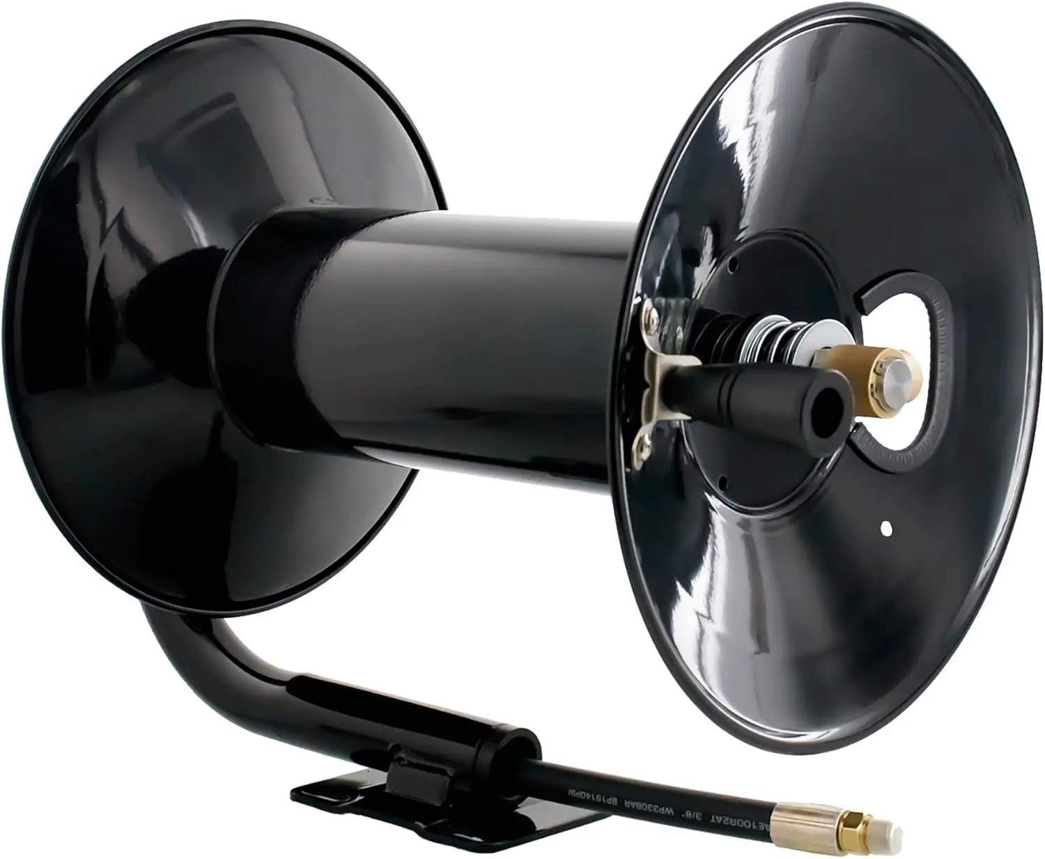 

4000 PSI 200' Black Powder Coated Pressure Washer Hose Reel