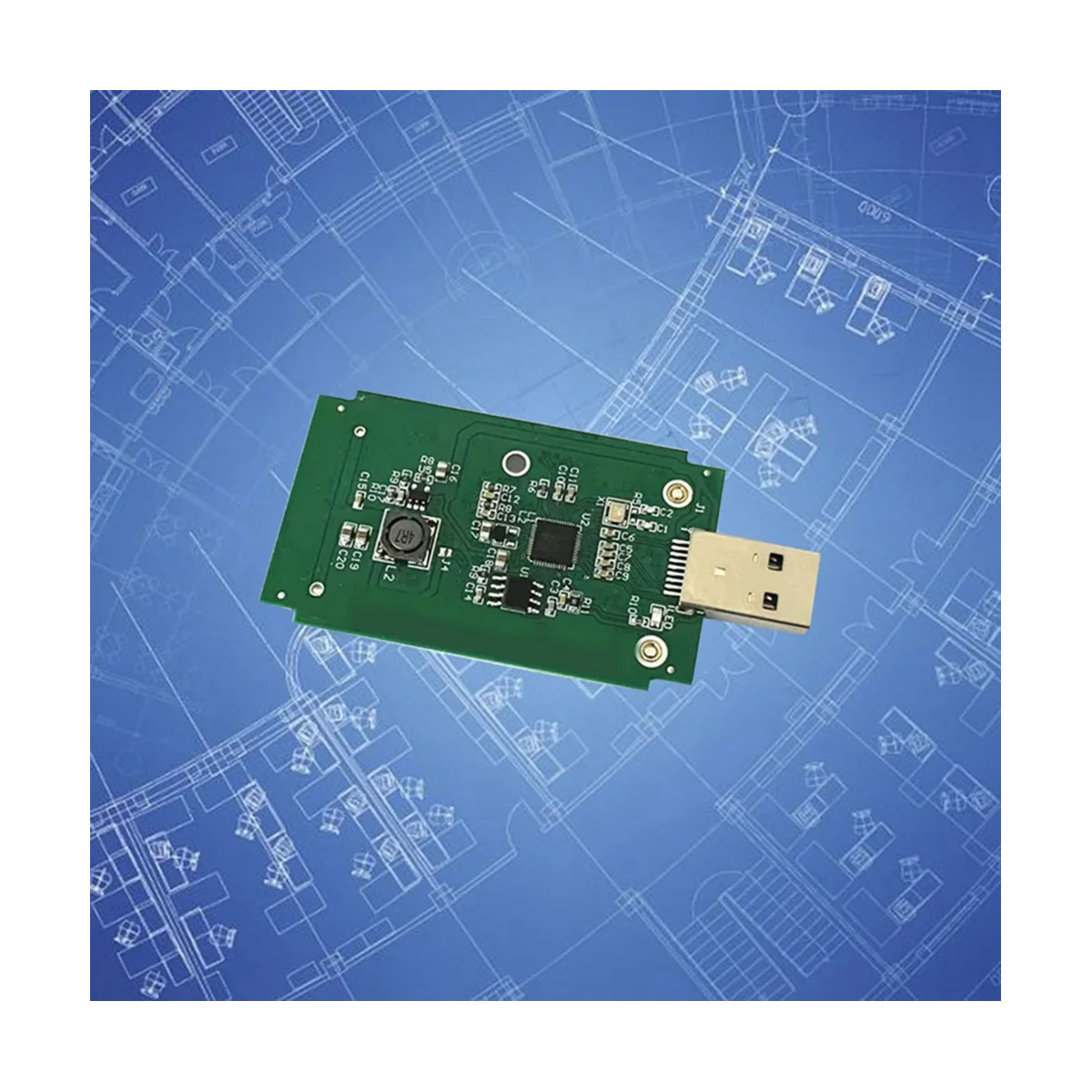 External MSATA To USB3.0 Adapter Card Msata Solid State Portable Hard Drive Unpacked Mobile Adapter Board