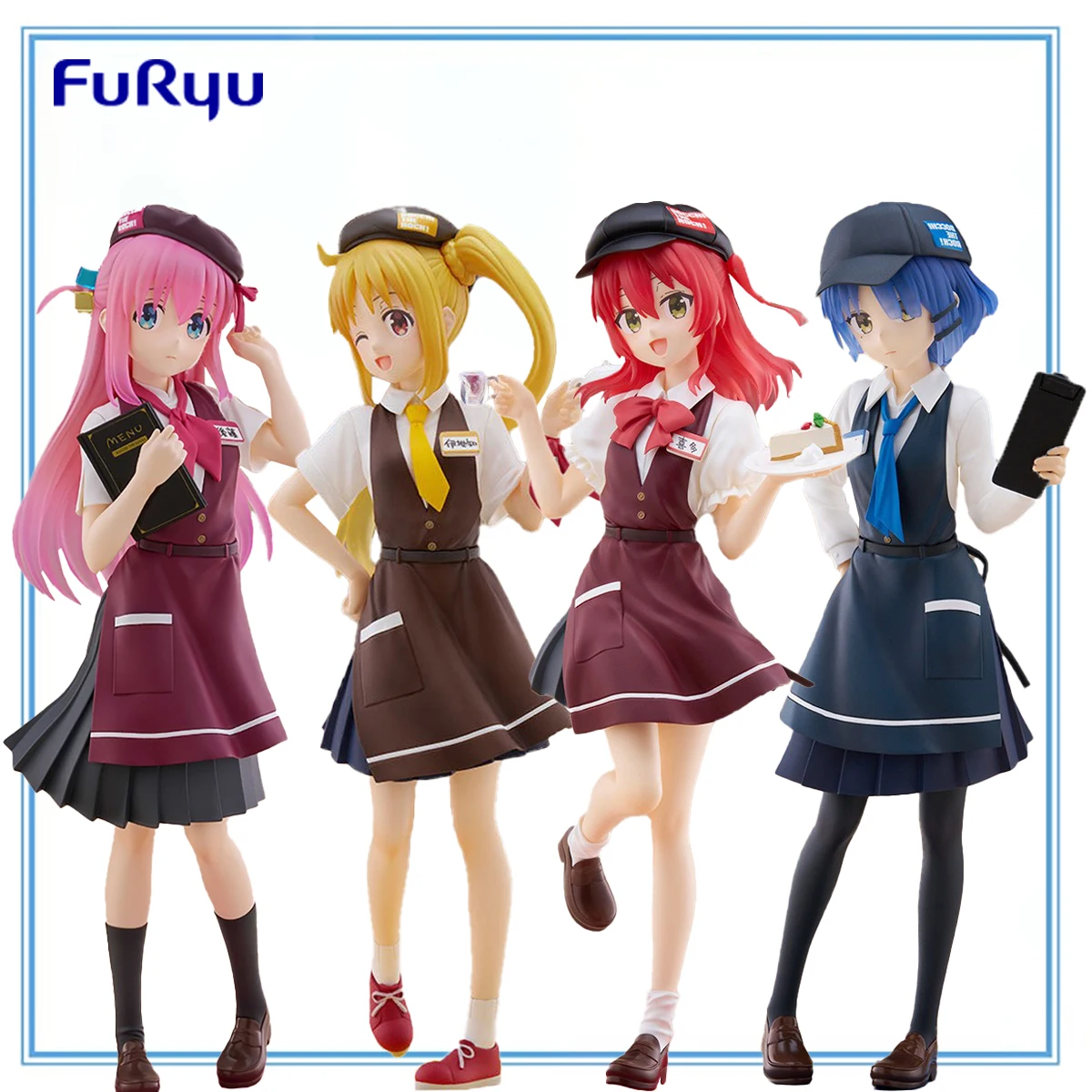 

100% оригинал FuRyu Tenitol Bocchi The Rock! Gotou Hitori Ijichi Nijika Yamada Ryo Kita Ikuyo Collection Series Anime Figure