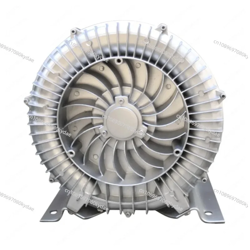 220V 750W High Pressure Vortex Fan Vortex Air Pump Fish Pond Aerator Vortex Fan Aerator Pump Silent High Pressure Blower