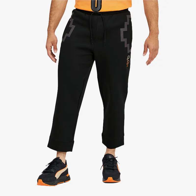 

Puma оригинальные повседневные мужские дышащие вязаные прямые спортивные укороченные брюки с завязками 532142-01