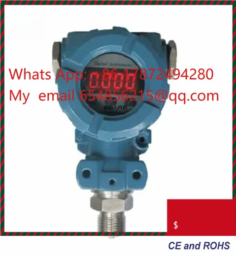 Industrial Oil Pressure Transmitter with LED/LCD Display for Petroleum Application