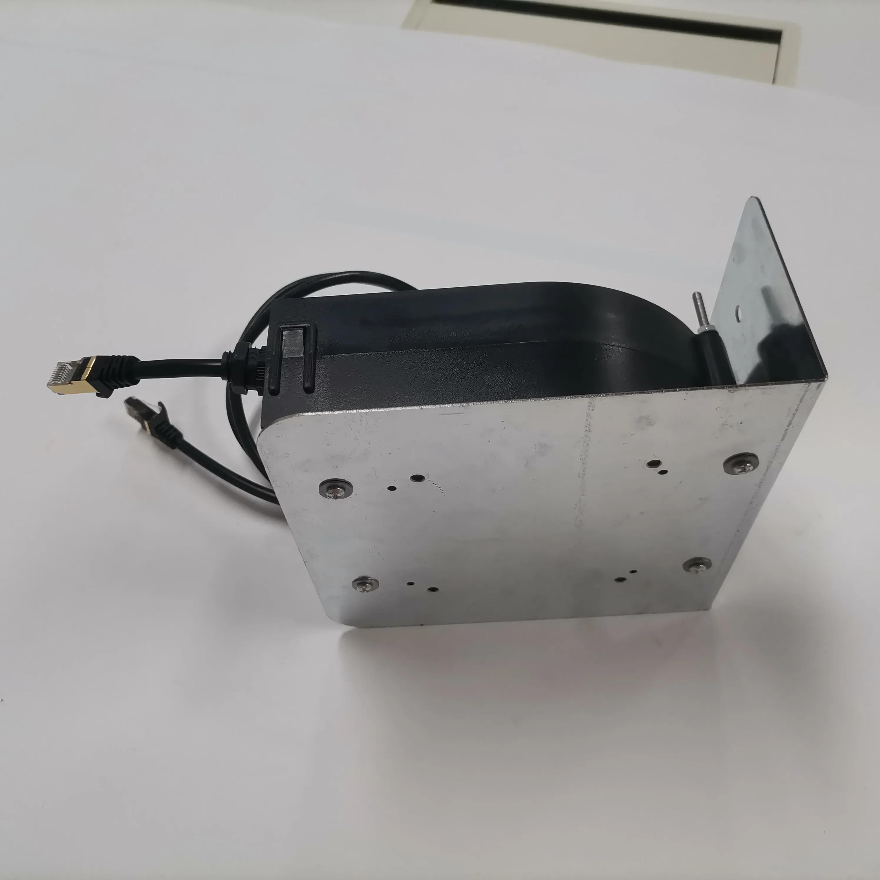 Retractable cable reel with RJ45 connector cat7 network cable wire spool power cords 5M Power Extension Cable with metal support