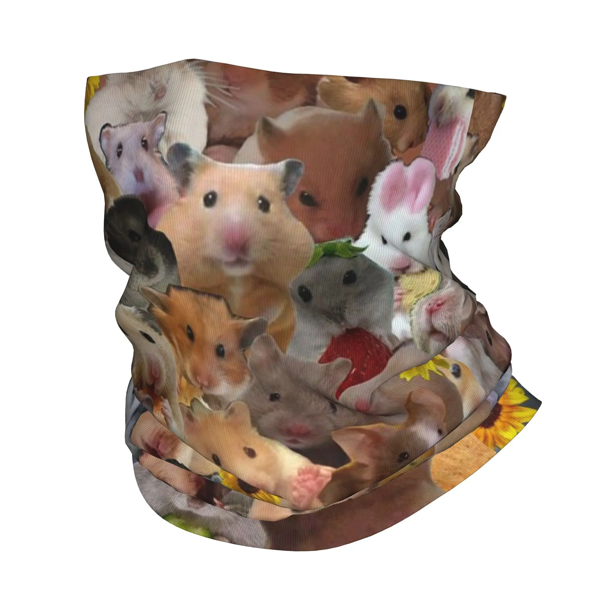

Hamster Print Bandana Neck Gaiter Printed Face Scarf Multi-use Cycling Scarf Outdoor Sports For Men Women Adult