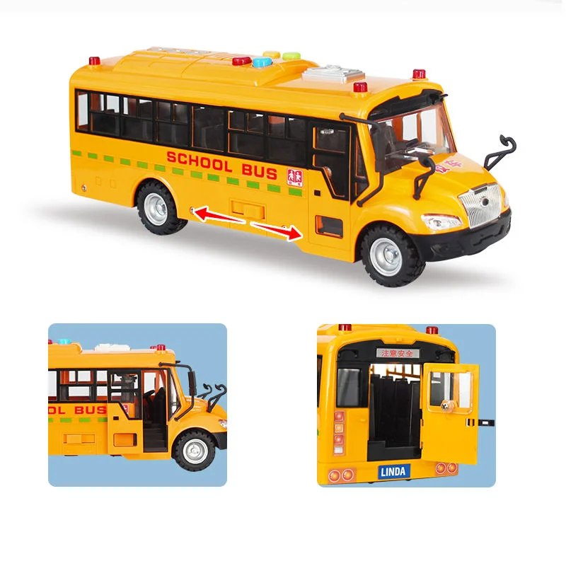 Children's Toy Car Big Size Ambulance Fire Truck Toy Simulation Music Light Car Model Children's Educational Toy