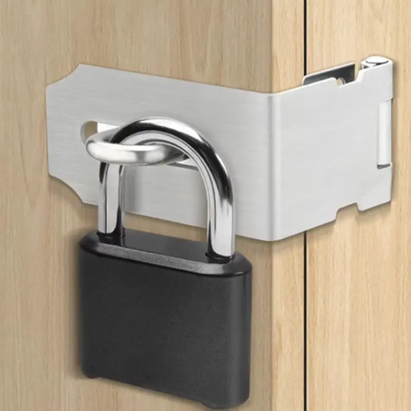 4 Digit Resettable Combination Padlock 8mm Shackle Zinc Alloy Weatherproof Security Lock For Gym Locker Fence Toolbox Tool Kit