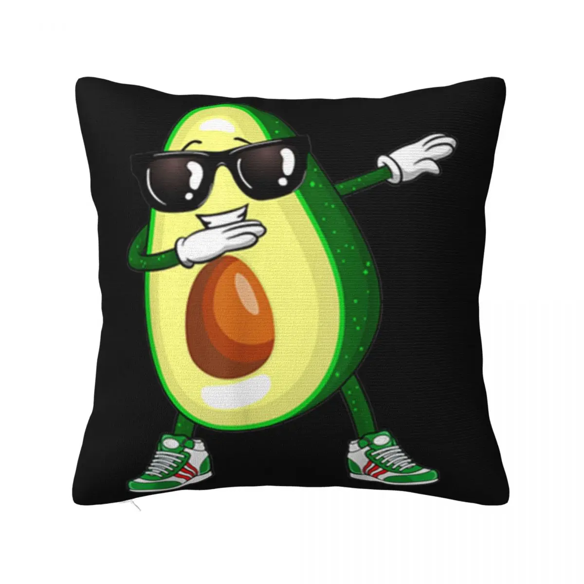 Official Dabbing Avocado Funny Vegan Food Lover Kids Women Swag Man Brand Style Colour Pillow Case