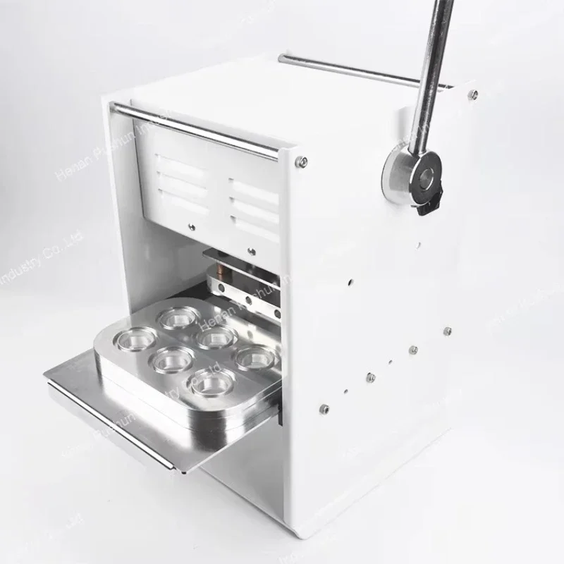 Manual 6 Holes Espresso Coffee Capsule Heat Sealing Machine K Cups Sealer