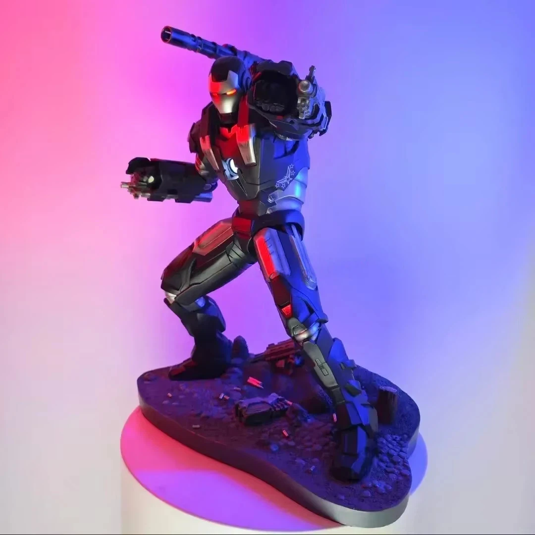 

50cm High Quality Avengers: Iron Man Mk6 Full-Body Figure With Glowing Hands, Gk Model, Perfect Gift For Friends’ Birthdays New