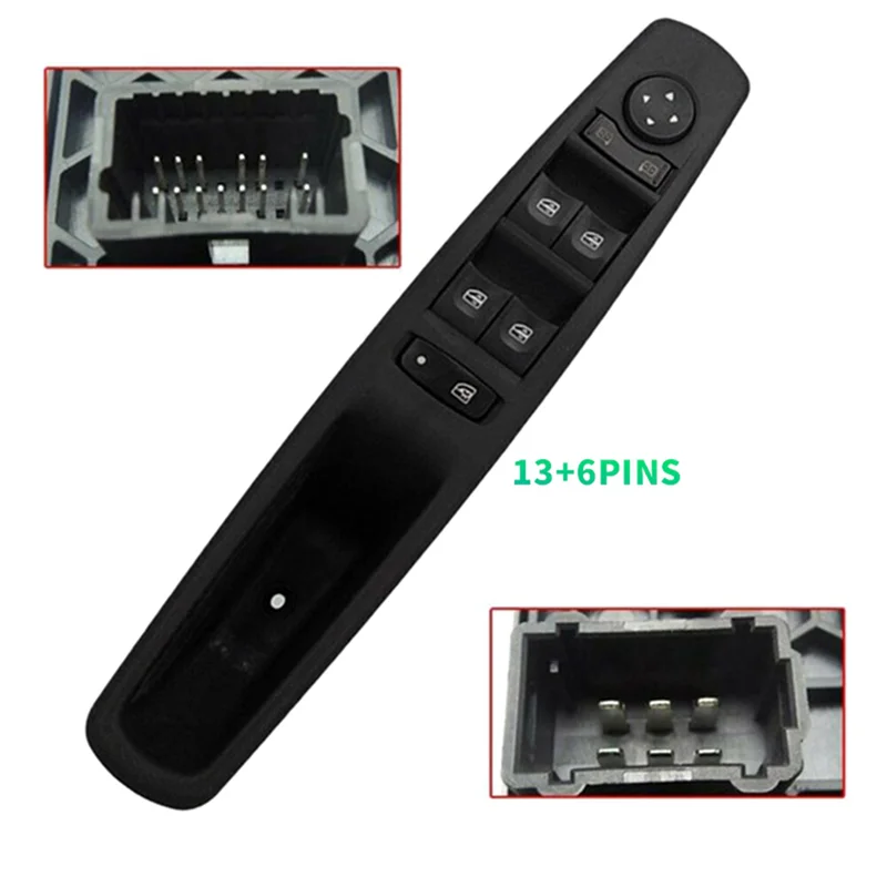 

For Renault Laguna Fluence 2007-2015 13+ 6PINS Window Main Control Switch 254000014R 254000008R Electric Windows Button
