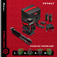 YEVOLT YVGLL4XS16 16-Line Multi-Axis Laser Level Generator Multi-Plane Self-Levelling for Trenching Piping High Precision Grade