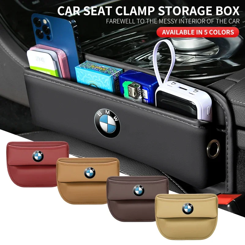 New Car Seat Gap Storage Box Console Filler Stowing Tidying Case For BMW 5 6 7 X3 X4 X6 F Series F01 F02 F10 F12 F15 F16 F25 F26