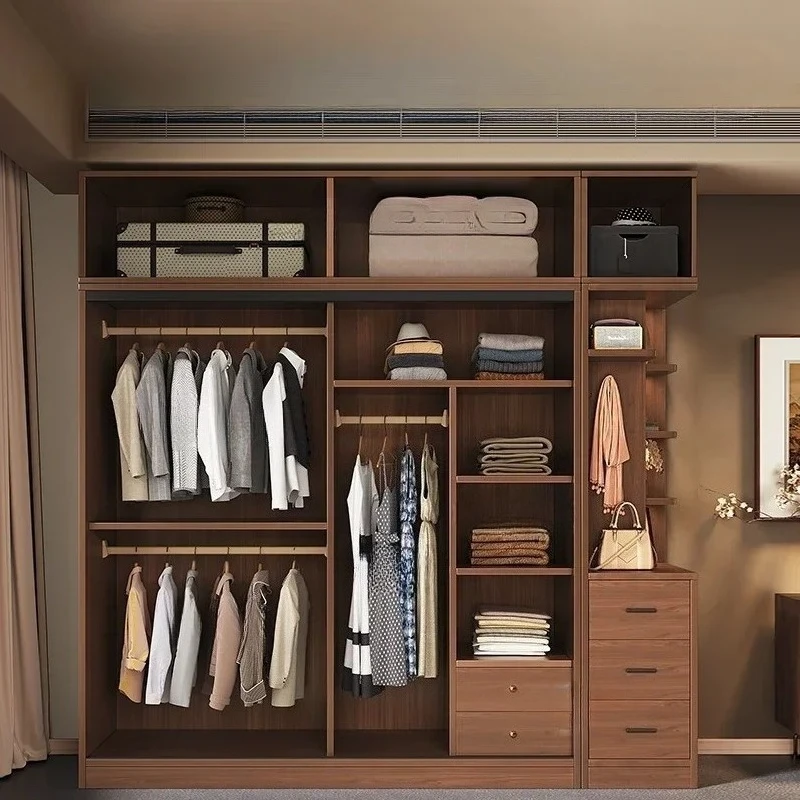 With Doors Side Cabinet Wardrobes Storage Organizers Bedroom Open Closets Wardrobes Home Armario De Ropa Bedroom Furniture