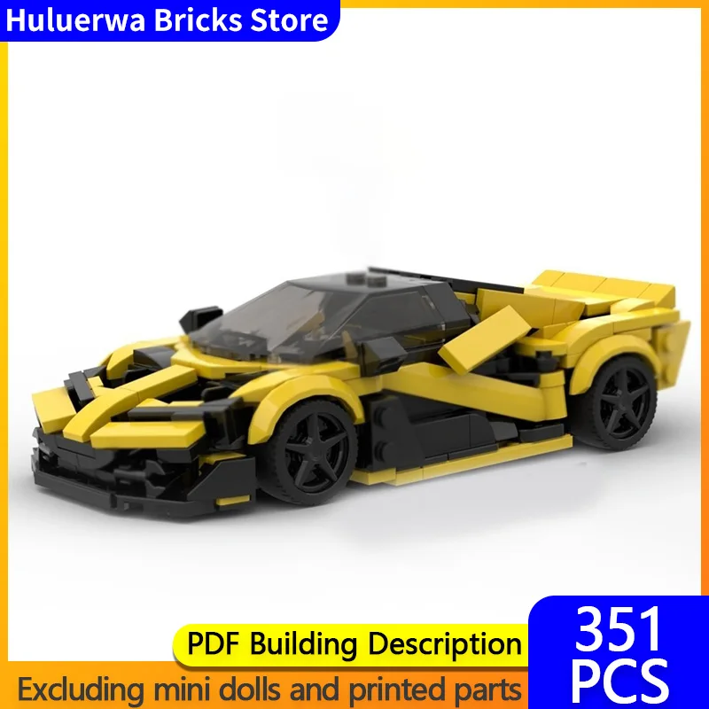 

Модель скоростного гиперкара MOC, строительные кирпичи Fenomeno, верхний уровень, спортивный автомобиль, модульная технология, подарок, праздник, сборка, детский игрушечный костюм