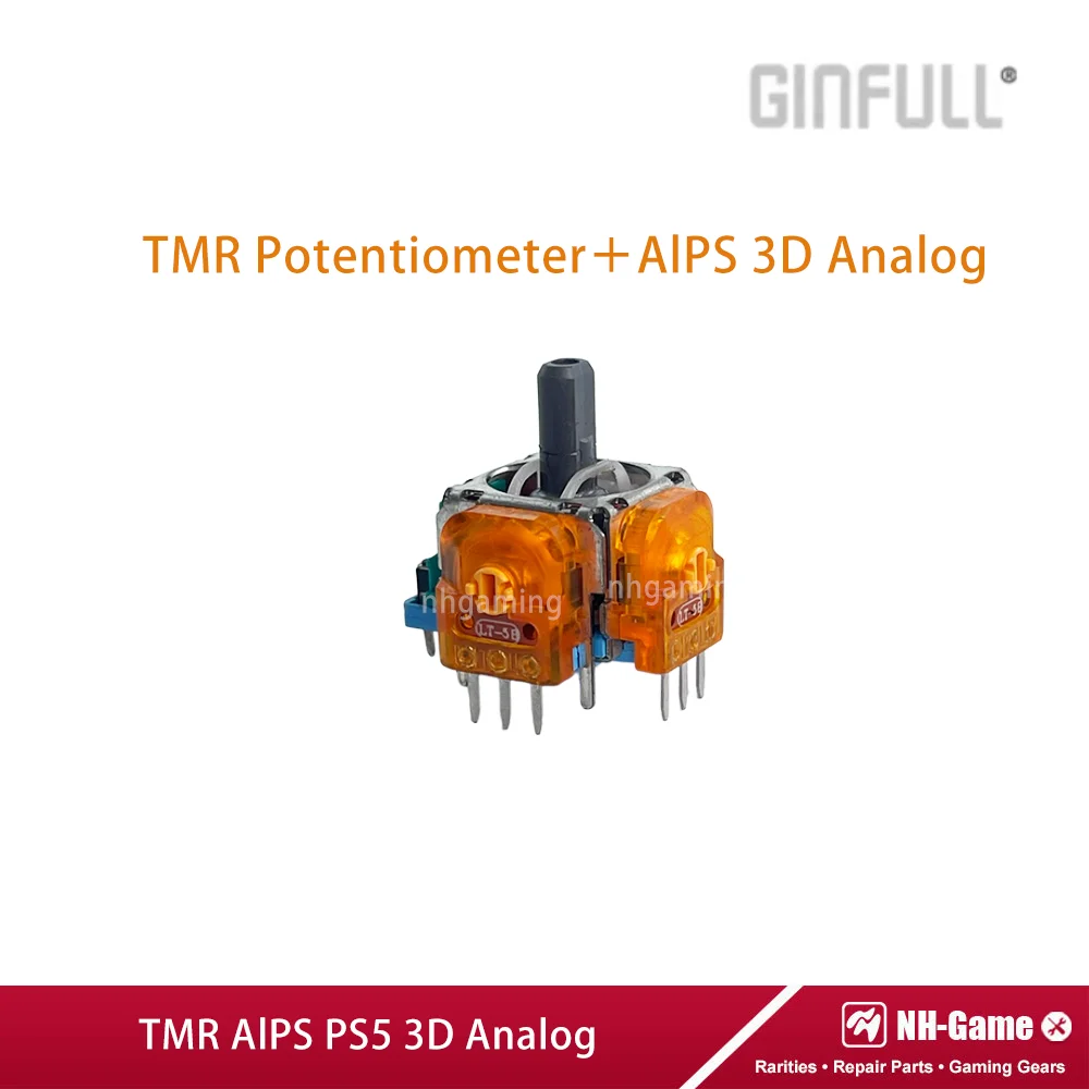 10 uds/20 piezas Uds TMR Joystick electromagnético para PS5 Gamepad AlPS 3D palo analógico para PS4 para XBox controlador potenciómetro Sensor