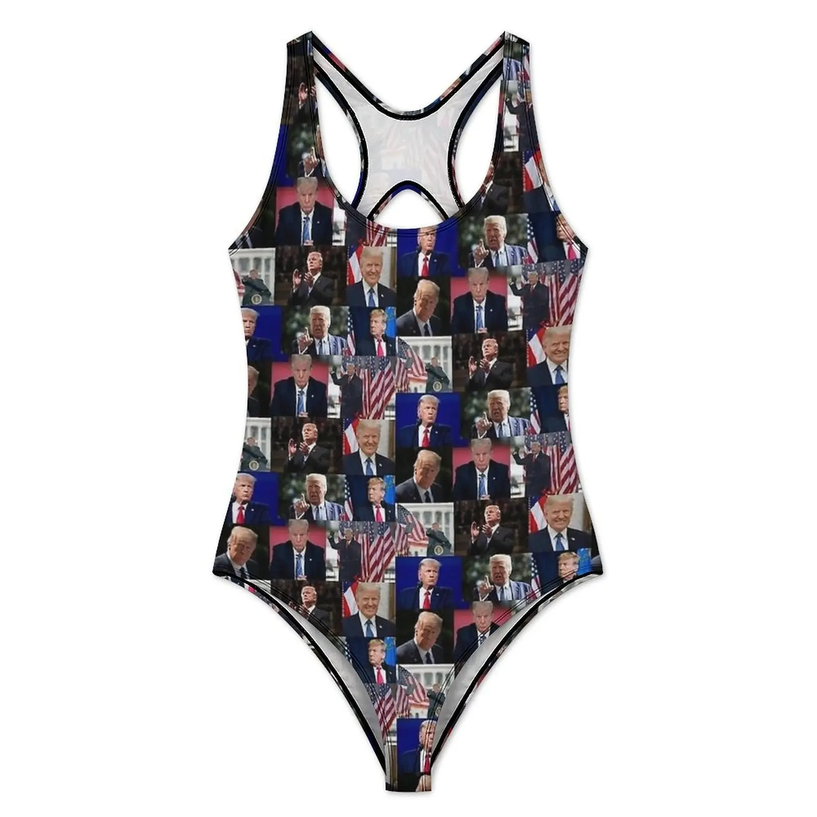 Donald Trump Swimsuit  Push Up Swimwear One-Piece Surfing Bathing Suit Swimsuits Sexy Custom DIY Beach Wear Large Size