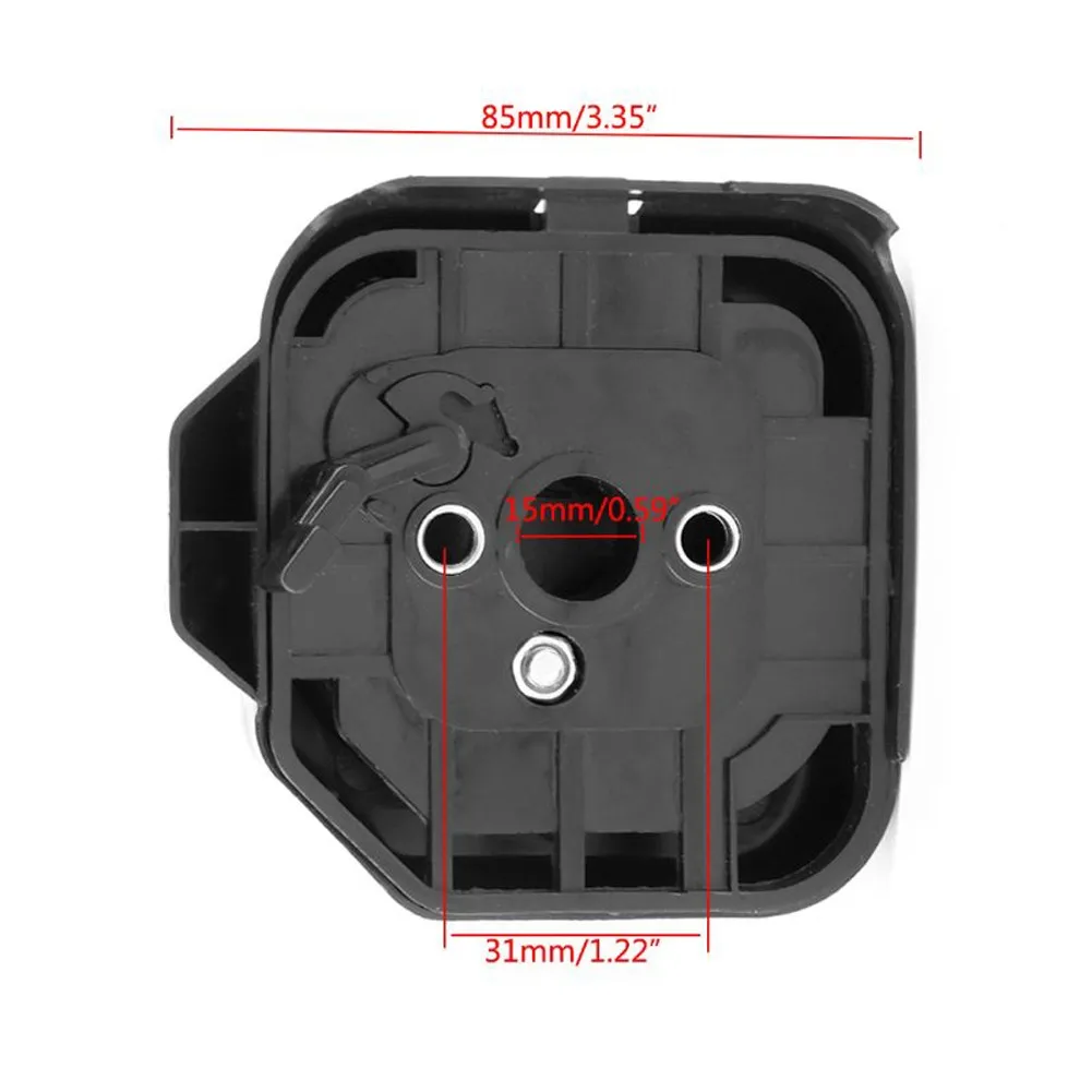 85x85mm Air Filter Replacement for 32 Hedge Trimmer and Two-Stroke Engine Tools Meeting Standard Mounting and Performance Needs