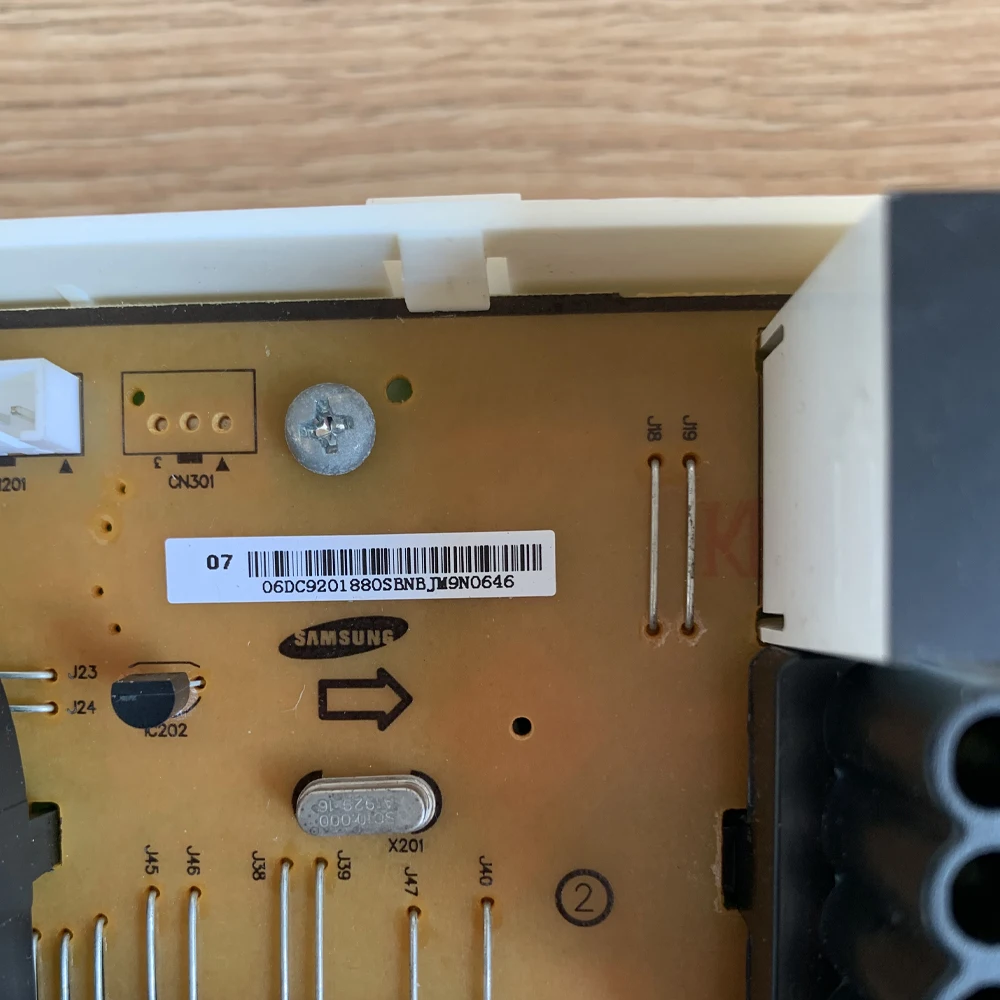 لوحة عرض التحكم الأصلية DC92-01881S لغسالة طبل سامسونج