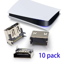 Port de prise HDMI pour Sony PS5, remplacement petpour Play Station 5, connecteur compatible, prise HDMI, soleil libre, 5/10 pièces