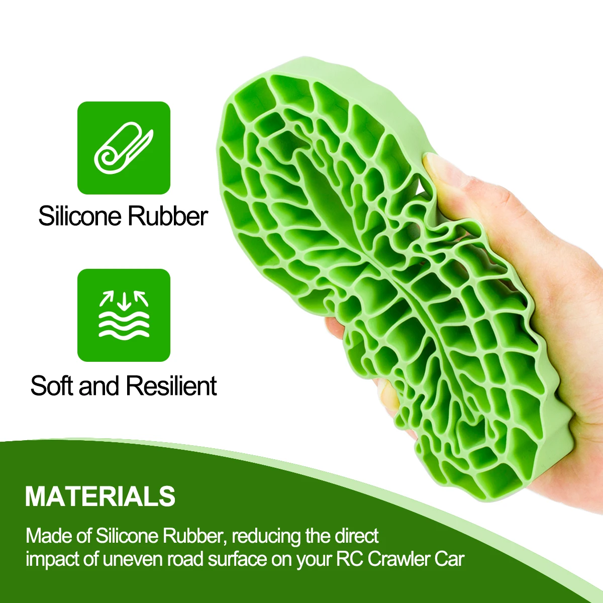 4 Stück 2,2 Zoll RC-Stoßdämpfer-Schaumstoffeinsätze, universell passend für 1/10 SCX10 Capra WRAITH Axial RC Crawler Car, wasserdichte Upgrade-Teile