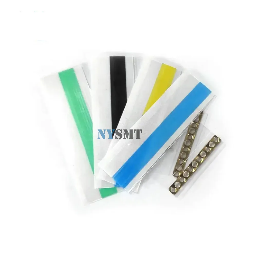 SMT Brass Clip Splice Tape Yellow Blue Green Black High Adhesive Copper Buckle Clip With Tape SMT Splicing Tape Carrier Tape