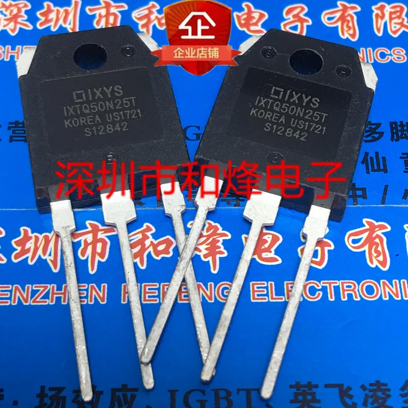5PCS-10PCS IXTQ50N25T TO-3P 250V 50A NEW AND ORIGINAL ON STOCK