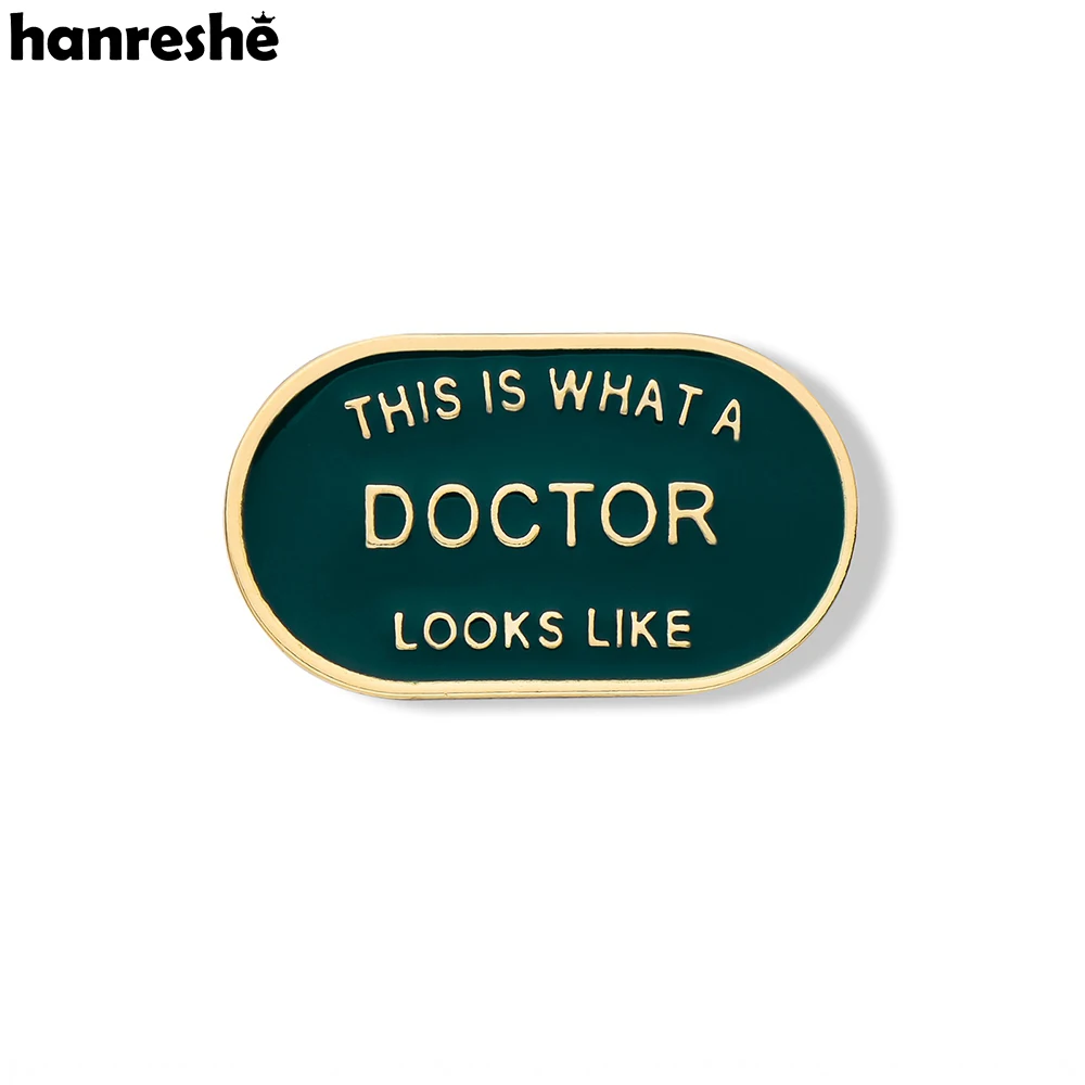 

Hanreshe Doctor Enamel Brooch Pins Medical Hospital Lapel Backpack Badge Pins Jewelry Collection for Nurse Medicine Student