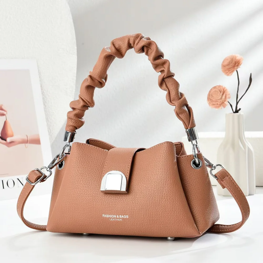 2025 nueva moda, versátil, Popular, bolso de hombro para mujer, bolso cruzado de estilo informal, bolso de diseño elegante