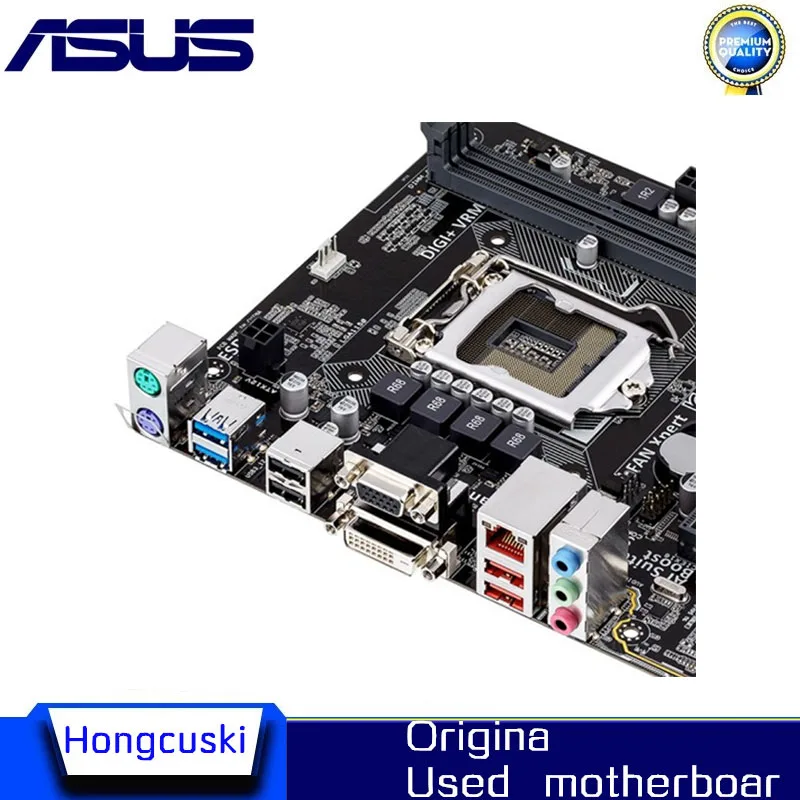 Imagem -04 - Placa-mãe Usada para Asus B85m-v5 Plus Soquete Lga 1150 Lga1150 Ddr3 Sata3 Usb 3.0 Sata3 Desktop