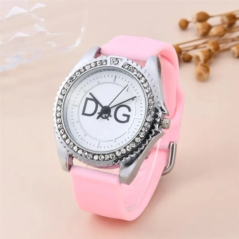 Women's Watch Leather Strap Rhinestone Inlay Dial Fashion Sport Quartz Watch for Women Gift Clock 2024 Reloj Para Parejas