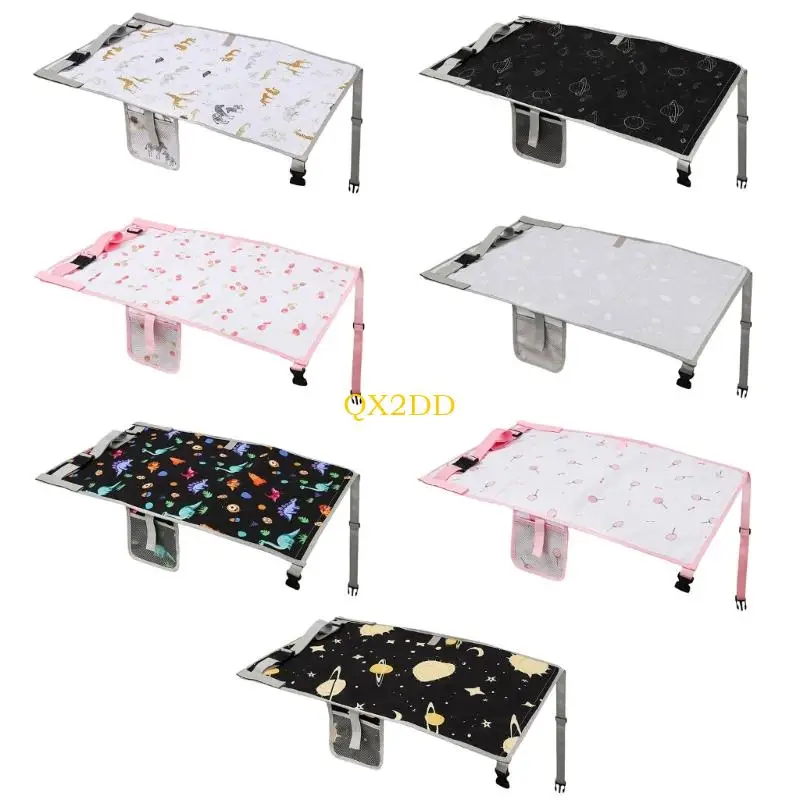 QX2D Comfortable Plane Extender For Children Lightweight Foldable Footrest Pad With Reinforced Safety Straps