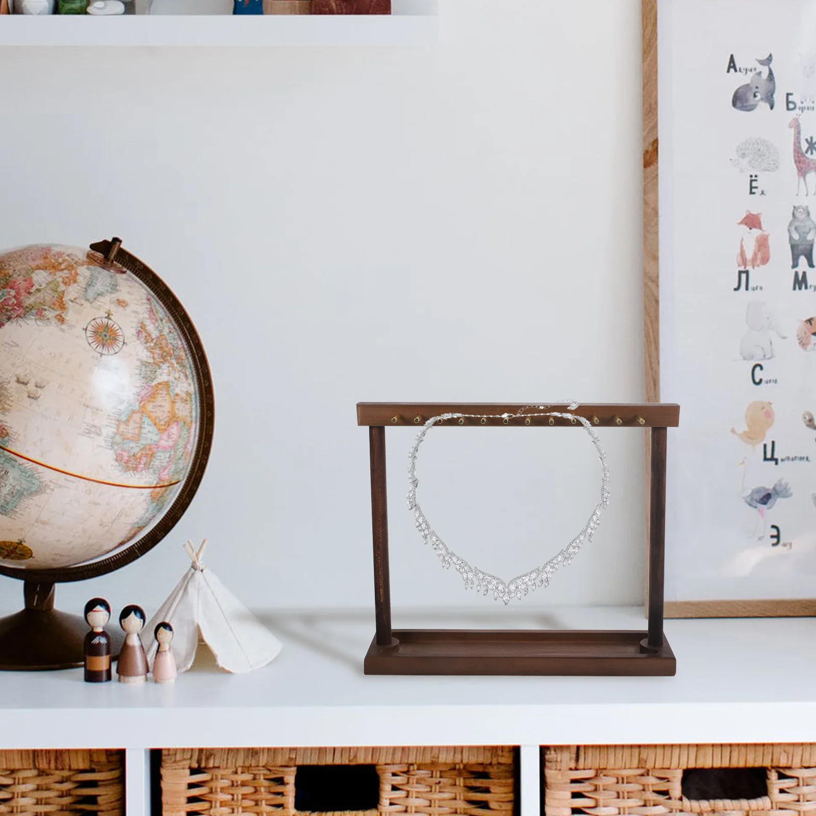 Jewelry Organizer Stand Necklace Earring Bracelet Holder Display Rack Birthday Housewarming Gift Jewelry Organizer Stand