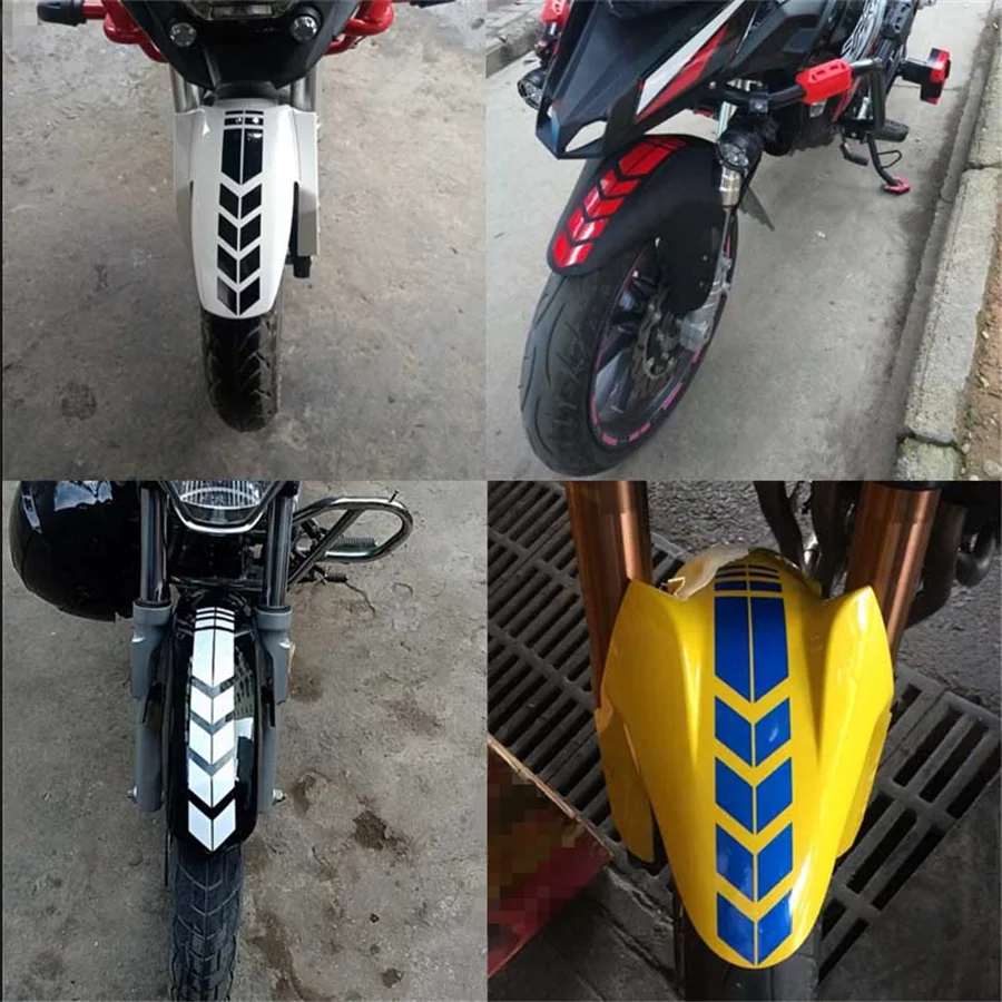 motorcycle fuel tank fender reflective strip sticker for SUZUKI GS500E GS550M GSX1100F Katana GSF600 Bandit GS1000