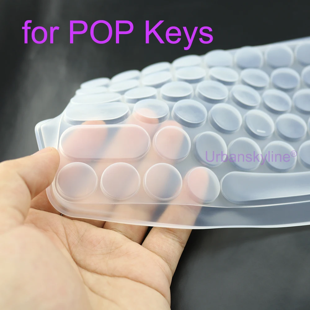 

Чехол для клавиатуры Logitech POP Keys, силиконовый защитный чехол для беспроводной механической клавиатуры Logi, аксессуары