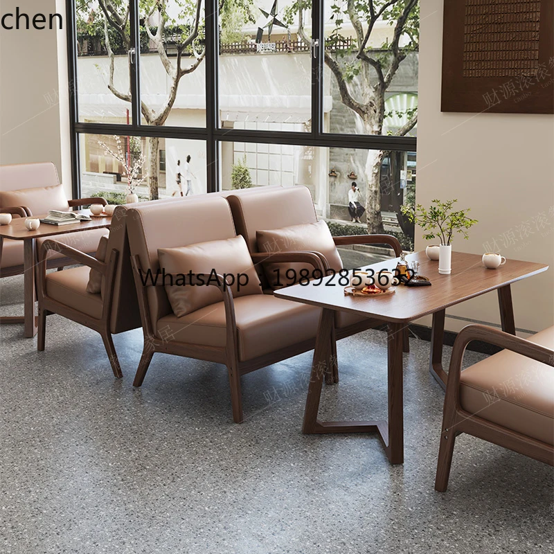 II الرجعية مقهى الحليب الشاي متجر الجدول وكرسي مزيج الترفيه فندق أريكة بطاقة مقعد التفاوض استقبال الضيوف